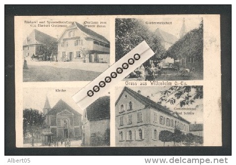 68 - Gruss Aus Wittenheim : Kirche - Bäckerei Und Spezereihandlung Von Herbert Gutknecht....... - Wittenheim