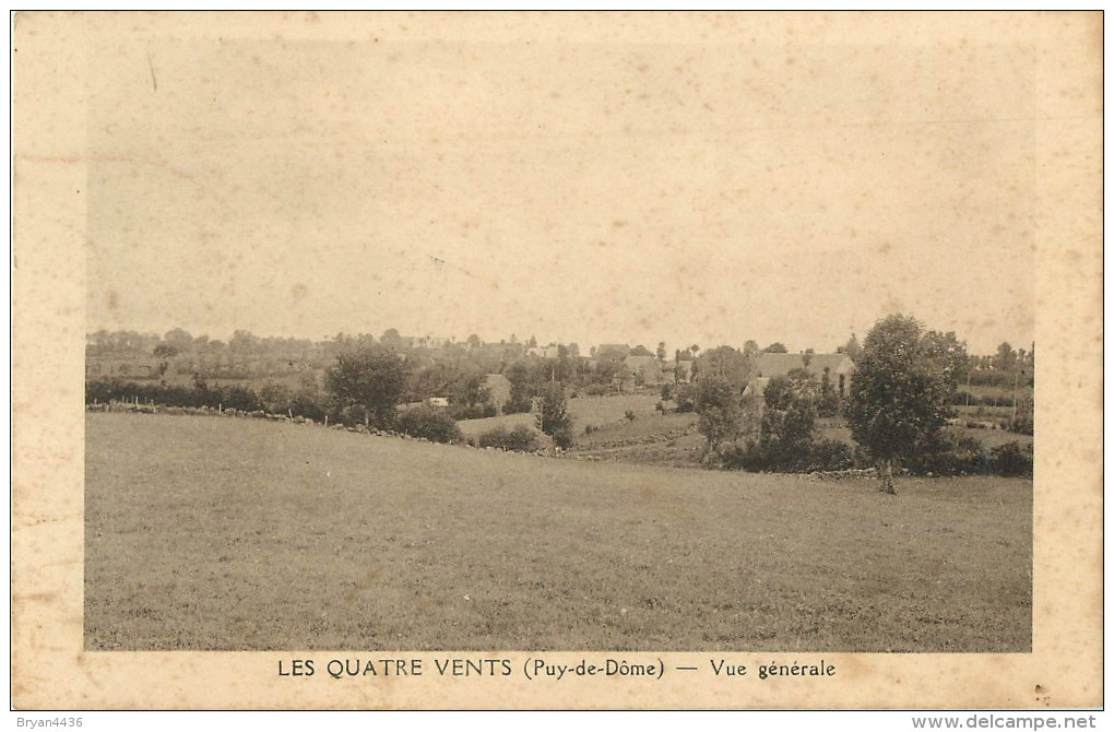 63 - Les Quatre Vents - Vue Générale - Près De Tauves - Puy De Dôme - Voir Scans - Autres & Non Classés