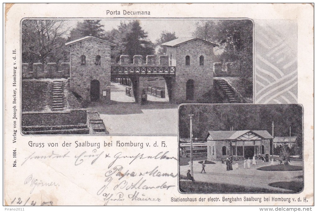 Gruss Von Der Saalburg - Saalburg