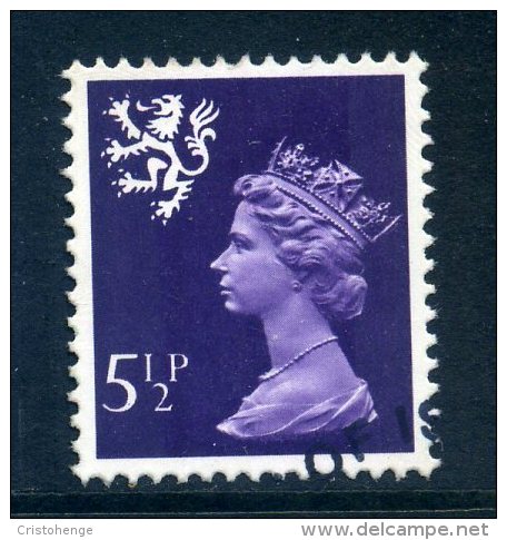 Great Britain Regionals - Scotland - 1971-93 Machin - 5½p Violet Used (SG S21) - Scotland