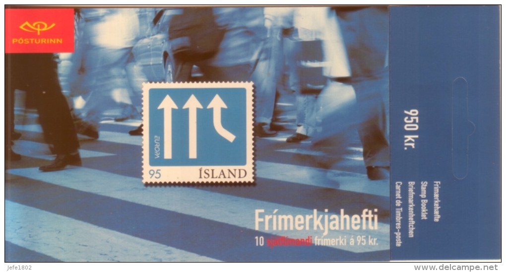Island - Stamp Booklet - 950 Kr. - Carnets