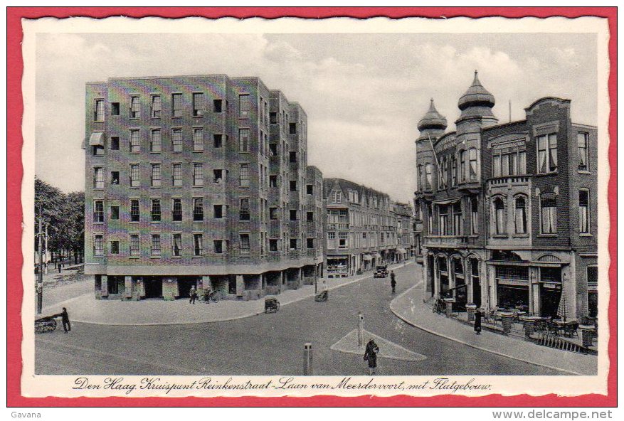 DEN HAAG - Kruispunt Reinkenstraat Laan Van Meerderwort Mit Flatgeebouw - Den Haag ('s-Gravenhage)