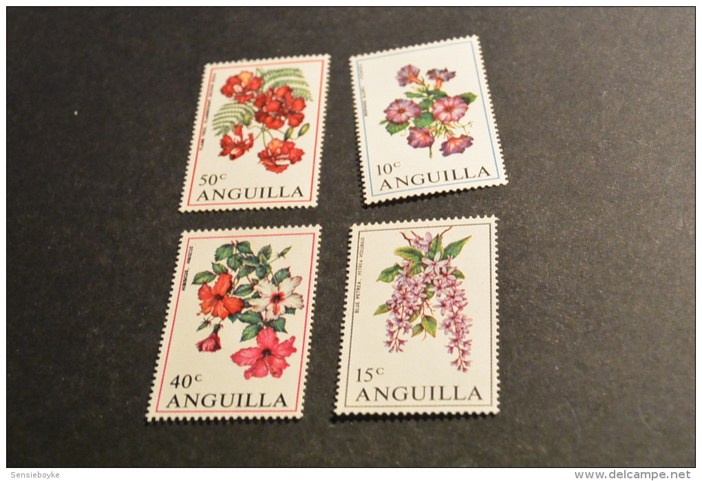 M125- -set MNh Anguilla 1970- Flowers -fleurs - Anguilla (1968-...)