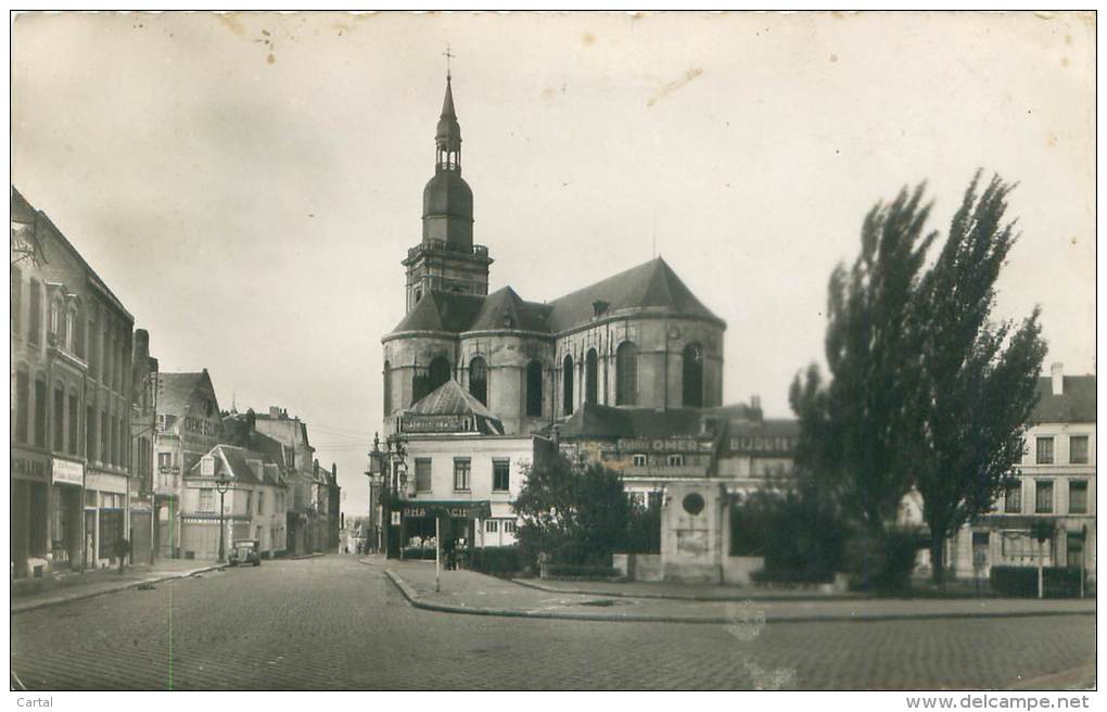 59 - CAMBRAI - Monument à Garin Et Eglise Saint-Géry - Cambrai