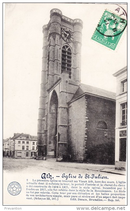 ATH - Eglise De Saint Julien - Ath