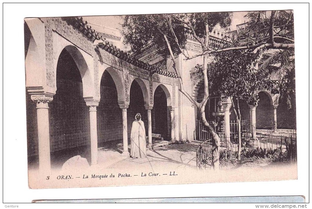 ORANO La Mosque Du Pacha Very Fine Used Post Card  To Rome 18-6-1923 - Islam