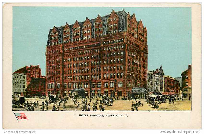 235261-New York, Buffalo, Iroquois Hotel, Ullman No 3254 - Buffalo