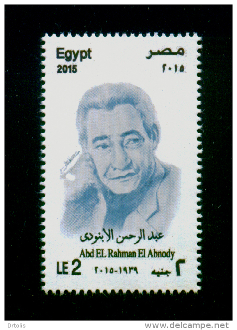 EGYPT / 2015 / ABD EL RAHMAN EL ABNODY ( POET ) / MNH / VF - Neufs