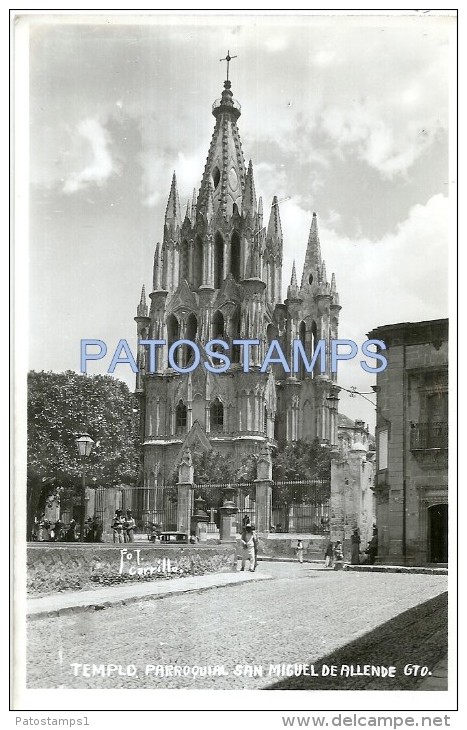 26174 MEXICO SAN MIGUEL DE ALLENDE GUANAJUATO TEMPLE PAROCHIAL POSTAL POSTCARD - Nicaragua