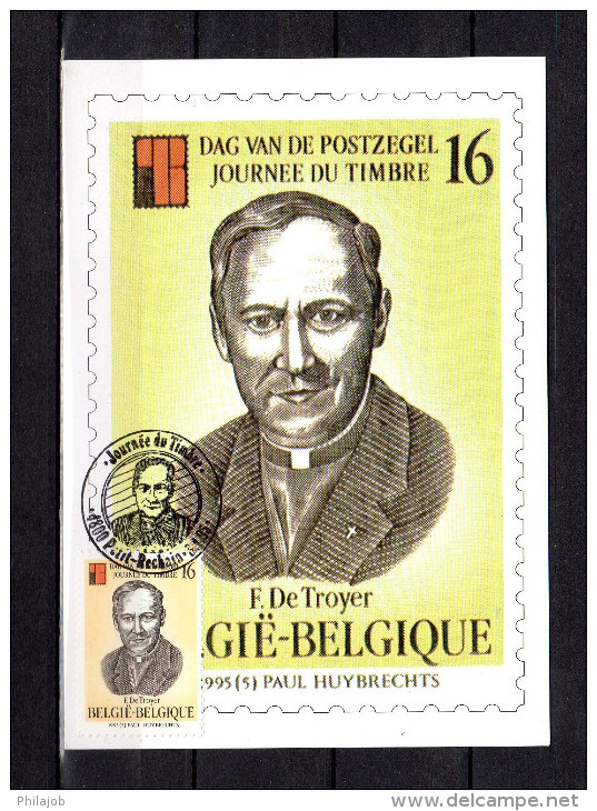 Carte Maximum De 1995 " FRANZ DE TROYER ". N° YT 2596. Parfait état. CM - 1991-2000