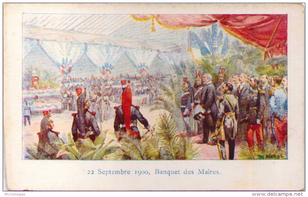 22 Septembre 1900 - Banquet Des Maires (collection Du Petit Parisien) - Exposition Universelle - Expositions