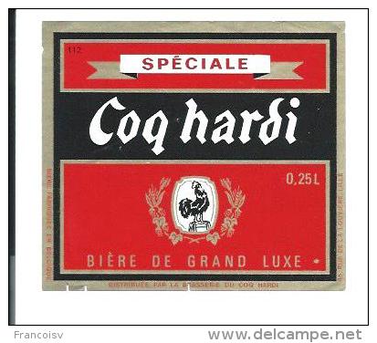 Etiquette Biere Brasserie Du Coq Hardi Lille Nord France   French Beer Label - Beer