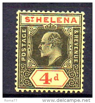 Y1464 - ST. HELENA 1912,  Gibbons N. 83 Fil Multi CA . Senza Gomma - Isola Di Sant'Elena