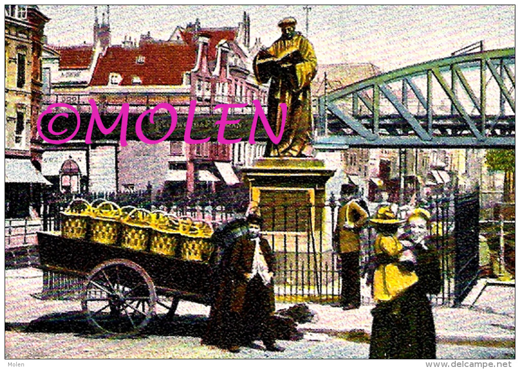 HONDENKAR ERASMUS ROTTERDAM Voor 1906 ATTELAGE DE CHIEN * DOG DRAWN CART * HONDEKAR * VOITURE à CHIENS * HUNDEKARRE 2965 - Spannen