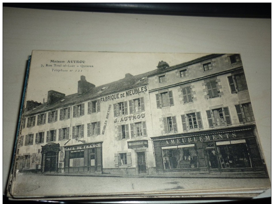 29 - Quimper : Rue Toul-al-Laër : Maison Autrou : Fabricant De Meubles : Tel 121 - Quimper