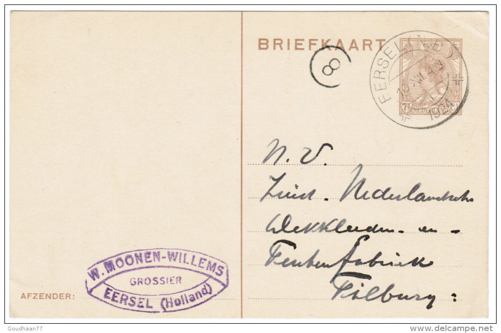 Kortebalk Eersel 1 (NB) 1924 - Postal History