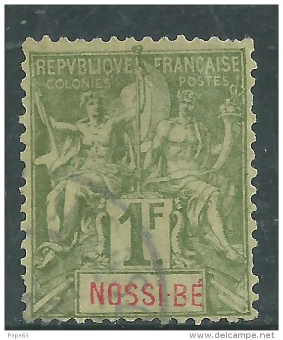 Nossi-Bé N° 39 O Type Groupe : 1 F. Vert-olive, Oblitération Légère, Sinon TB - Gebraucht