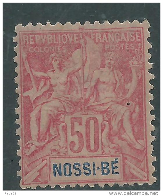 Nossi-Bé N° 37  X Type Groupe : 50 C. Rose,  Trace De Charnière, Sinon TB - Neufs