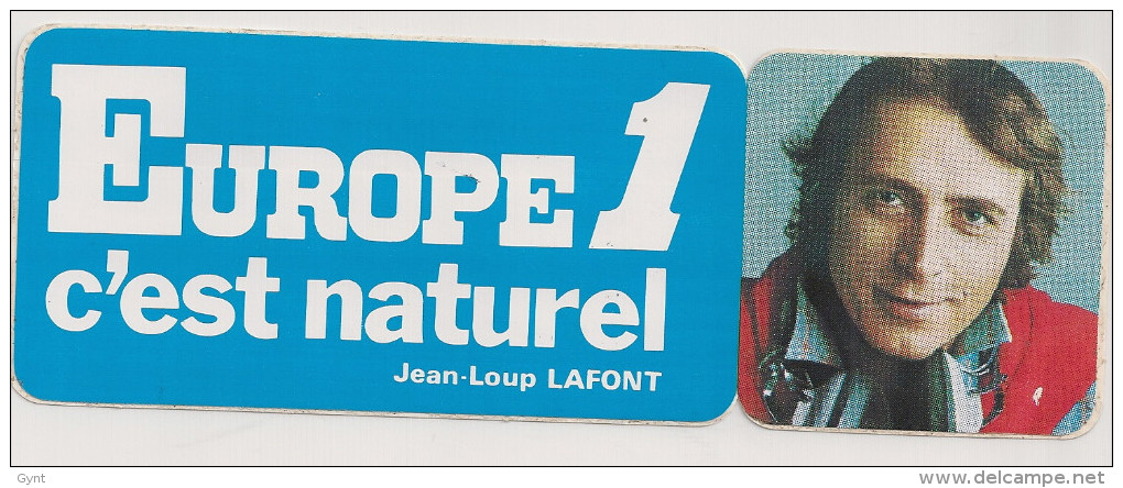 AUTOCOLLANTS   EUROPE 1 C´est Naturel  JEAN LOUP LAFONT - Adesivi