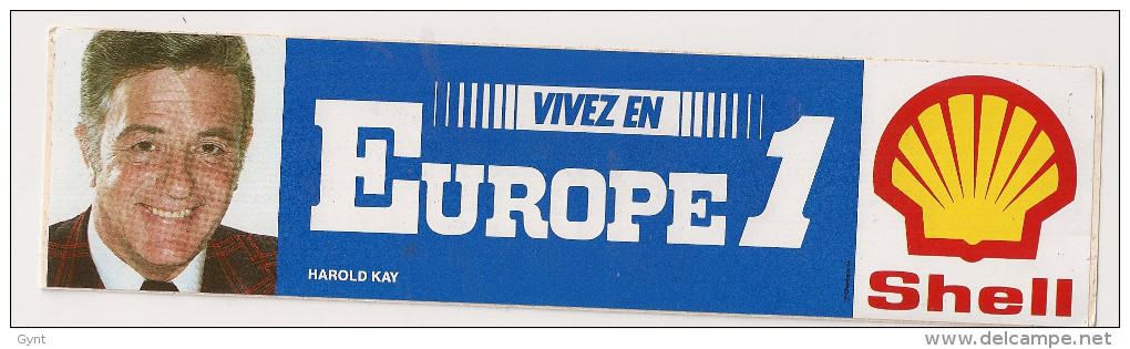 AUTOCOLLANTS  VIVEZ EN EUROPE 1  HAROLD KAY - Autocollants