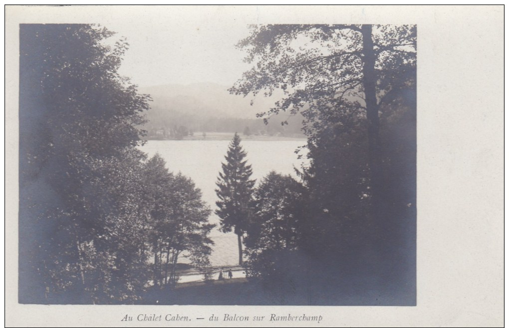 29D - 88 - Gerardmer - Vosges - Au Châlet Cahen - Du Balcon Sur Ramberchamp - Gerardmer