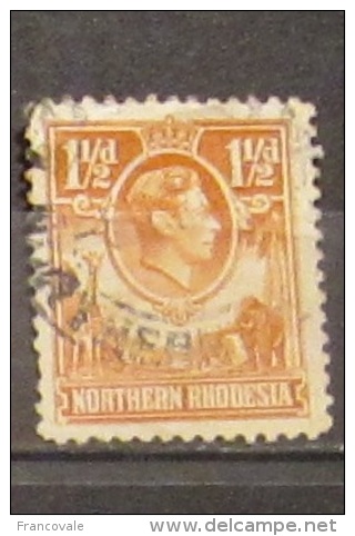 Rhodesia Del Nord - Northern 1938 King George VI Used - Northern Rhodesia (...-1963)