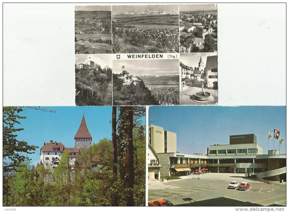 WEINFELDEN TG Schloss Thurgauerhof Hotel Kongresszentrum, 3 Karten - Weinfelden