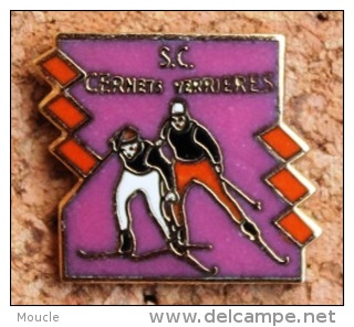 SKI CLUB  CERNETS  VERRIERES - SKI DE FOND - SKIEURS - FONS VIOLET  -   (5) - Sport Invernali