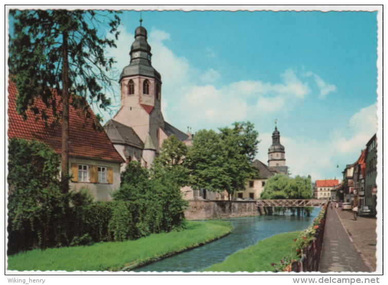 Ettlingen - Mit Kirche Sankt Martin Und Rathausturm - Ettlingen