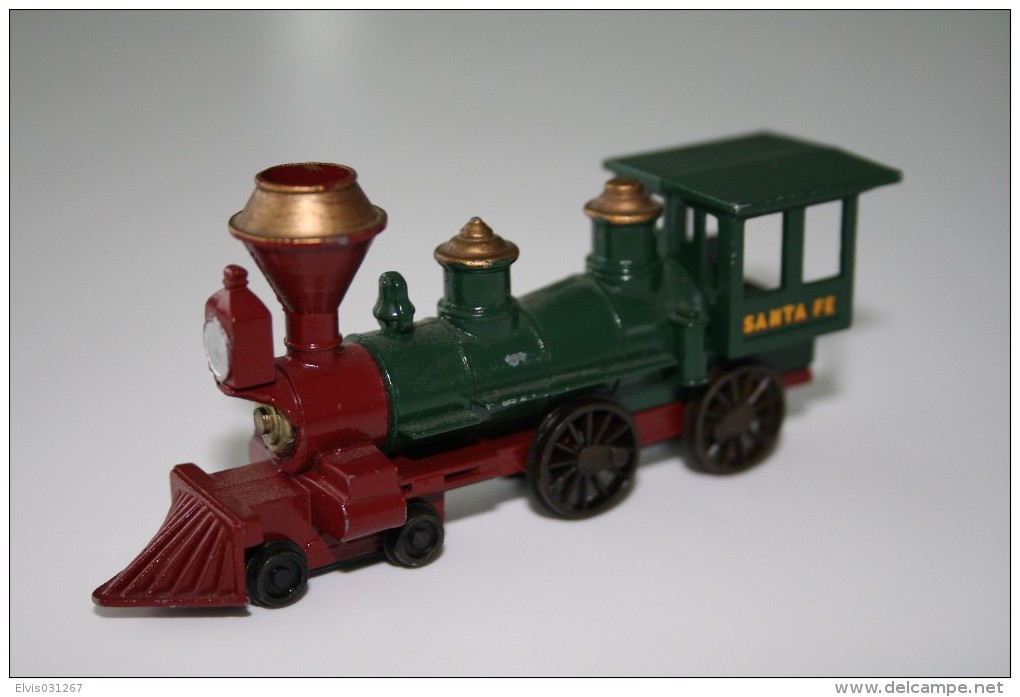 Matchbox Lesney Y-13-A2 SANTA FE LOCOMOTIVE, Models Of Yesteryear, Issued 1959, Scale 1/64 - Matchbox (Lesney)