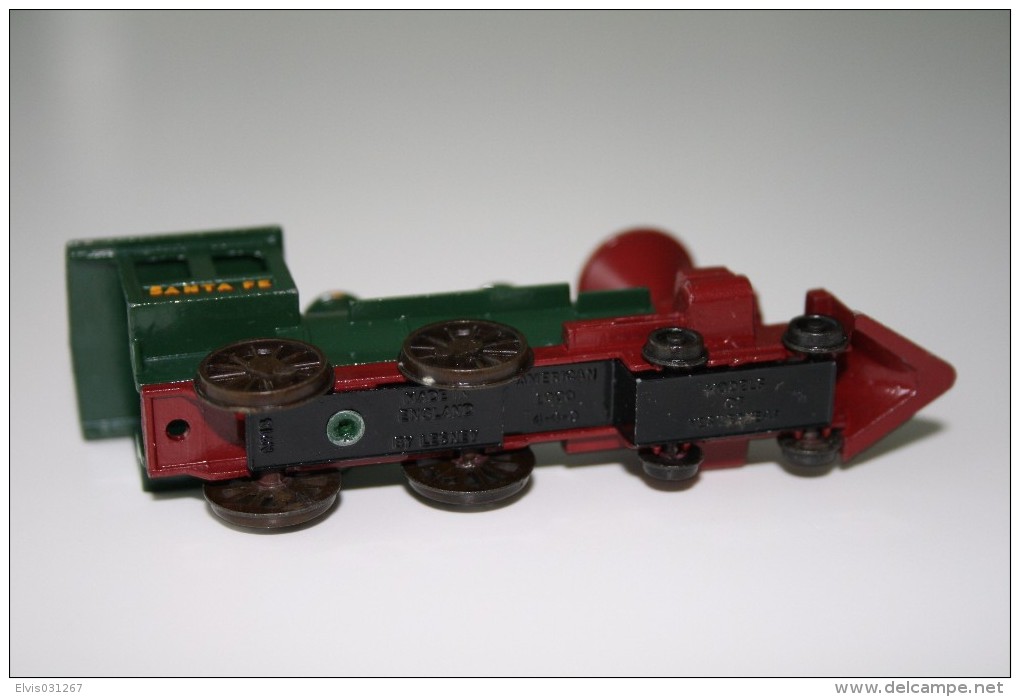 Matchbox Lesney Y-13-A2 SANTA FE LOCOMOTIVE, Models Of Yesteryear, Issued 1959, Scale 1/64 - Matchbox (Lesney)