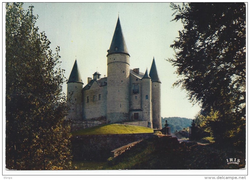 Celles Sur Lesse Veves Le Château Vu De L'allée - Celles