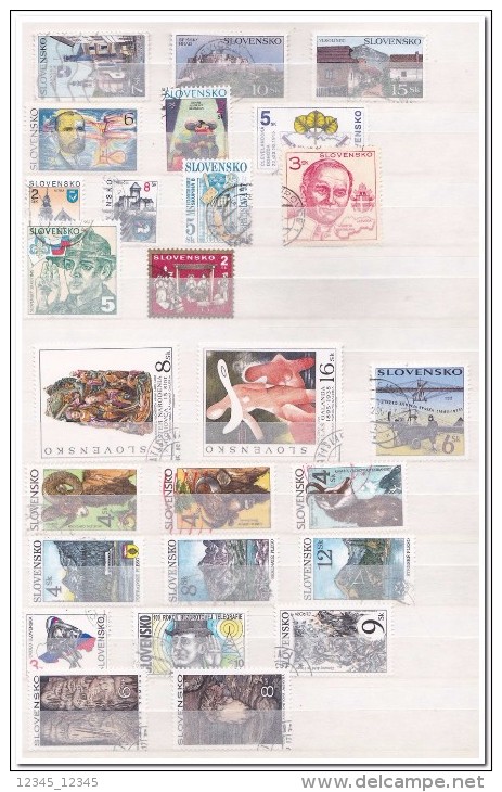 Slowakije, Gestempeld USED, Very Nice Collection ( See Scans ) - Andere & Zonder Classificatie