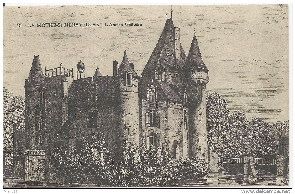 La Mothe St Heray - L'Ancien Château - 1938 - CR4 - La Mothe Saint Heray