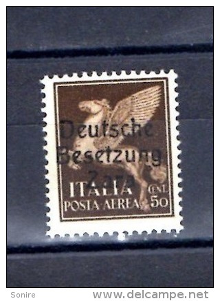 Deutsche Besetzung Zara  - OCCUPAZIONE TEDESCA ZARA 1943 NUOVO MNH** - Duitse Bez.: Zara