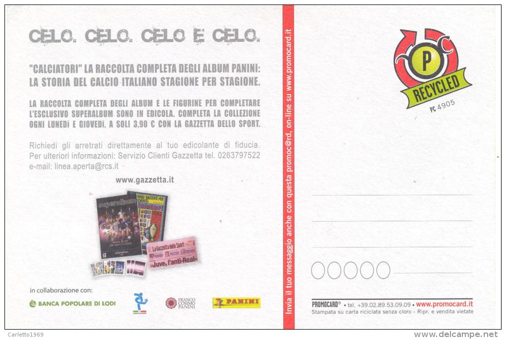 MILAN -PAOLO MALDINI -SUPPL.GAZZETTA DELLO SPORT PER PANINI - Football