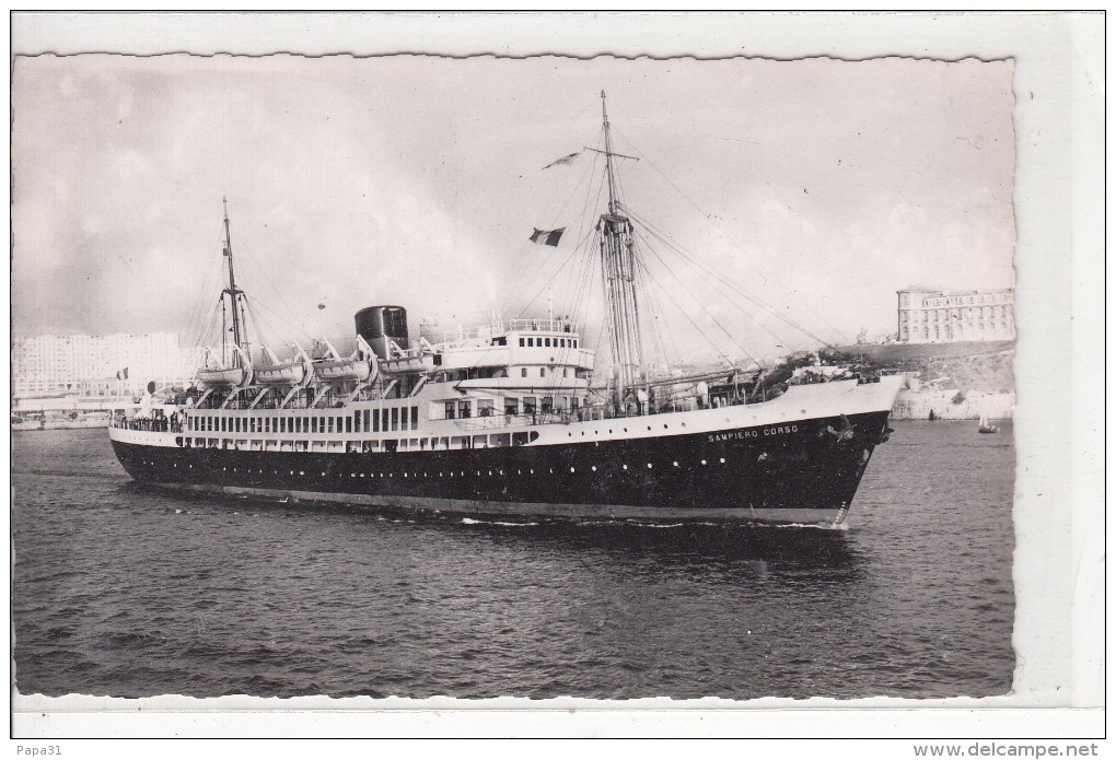 SAMPIERO CORSO  ( Cie Transatlantique ) - Steamers