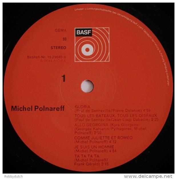 * LP *  MICHEL POLNAREFF - MOI (Germany 1969) - Rock