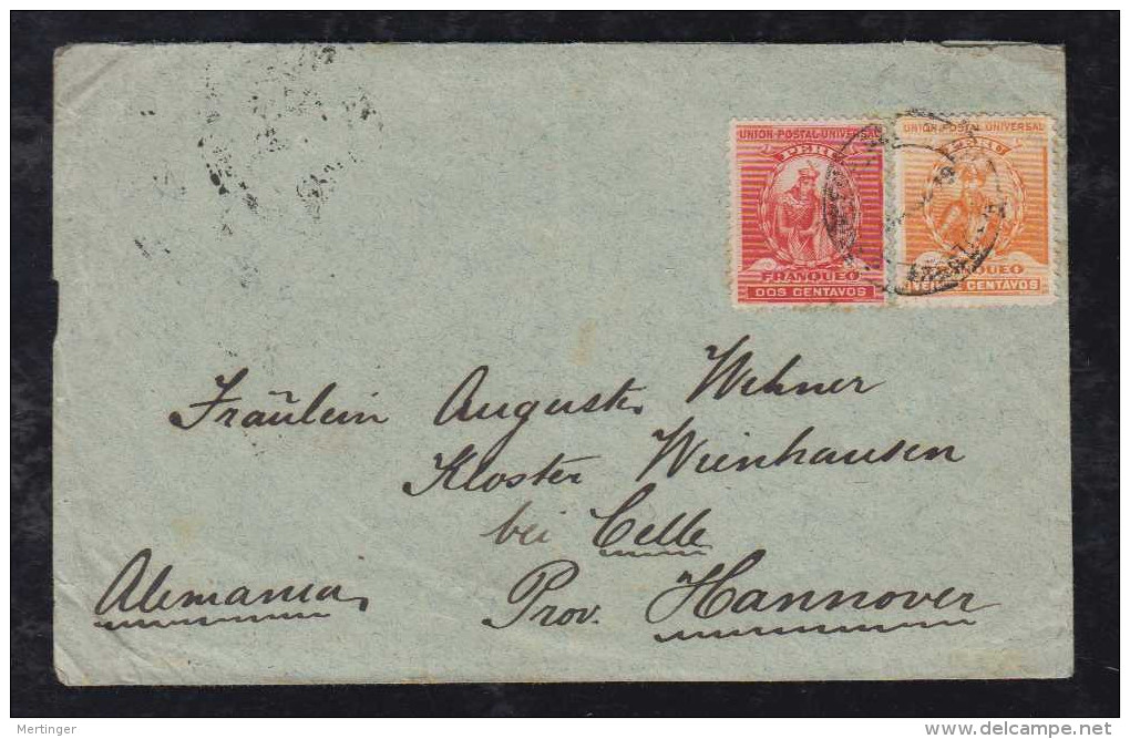 Peru 1899 Cover AREQUIPA To Kloster Weinhausen Germany - Peru