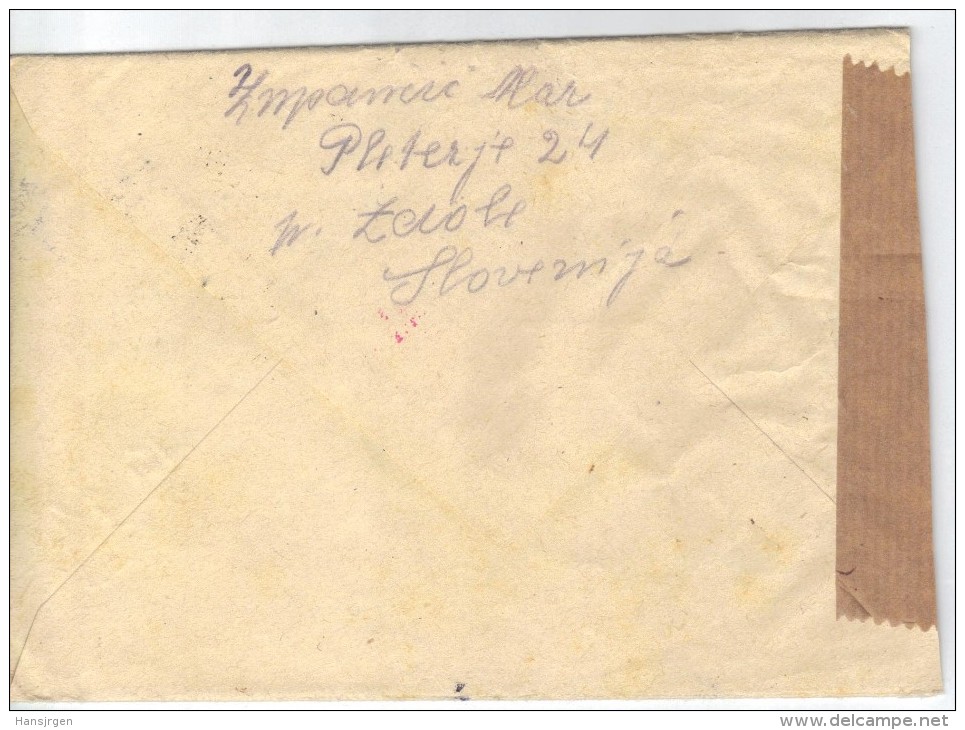 XIO286/87  JUGOSLAWIEN 1952 BRIEF Mit INHALT UndZensurstempel Siehe ABBILDUNG - Covers & Documents