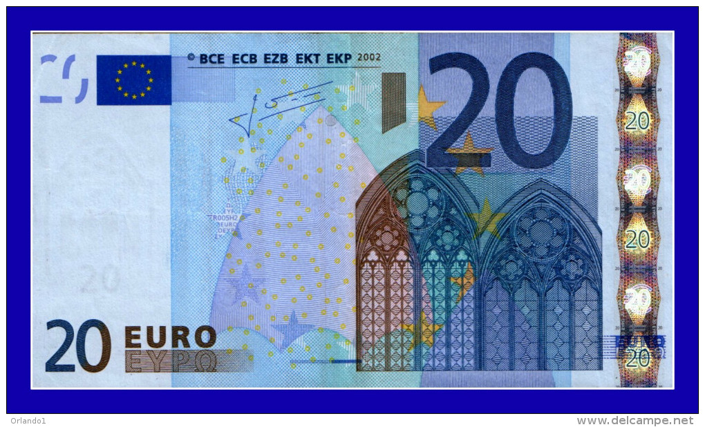 20 EURO "X" GERMANY FIRMA TRICHET R005 EF SEE SCAN!!!!! - 20 Euro