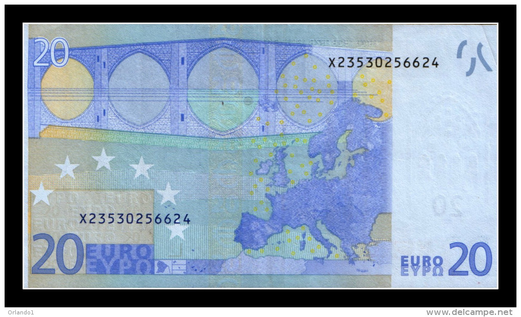 20 EURO "X" GERMANY FIRMA TRICHET R005 EF SEE SCAN!!!!! - 20 Euro