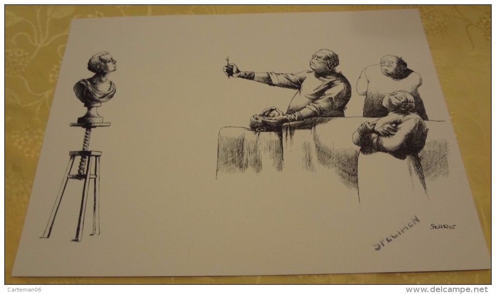 Illustration Spécimen - Claude Serre - Chirurgie Esthétique, Médecine - Format 37.5 X 27 Cm - Serigraphien & Lithographien