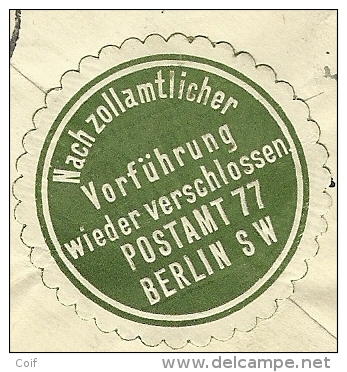 285+403 Op Brief Aangetekend Stempel GENT -> BERLIN, Strookje ZOLLFREI +vignet Nach Zollamtlichter / Wieder Verschlossen - 1934-1935 Leopold III