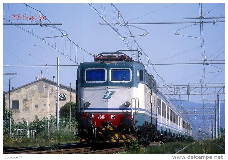 FS E.646.192- Old Steam Trains Postcard Collector - Trenes