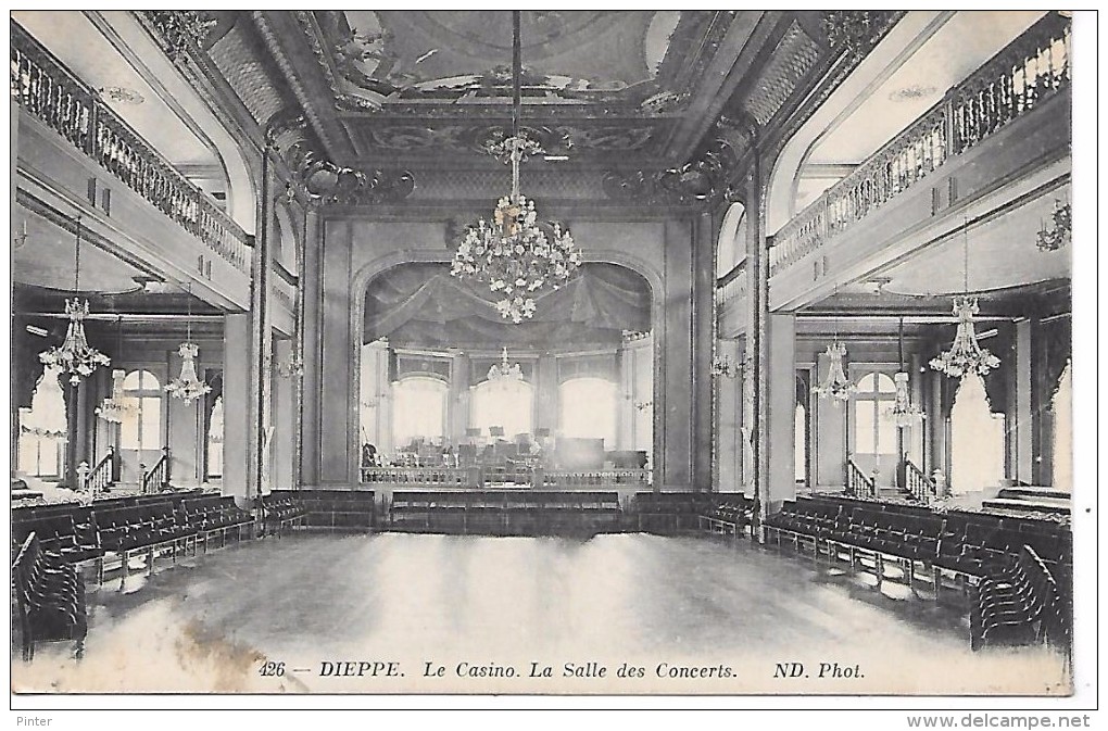 DIEPPE - Le Casino, La Salle Des Concerts - Dieppe