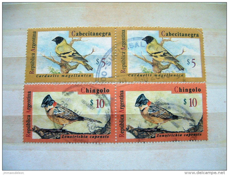 Argentina 1995 - Birds - #1876 + 1880 - 2x = 46 US $ - Usati