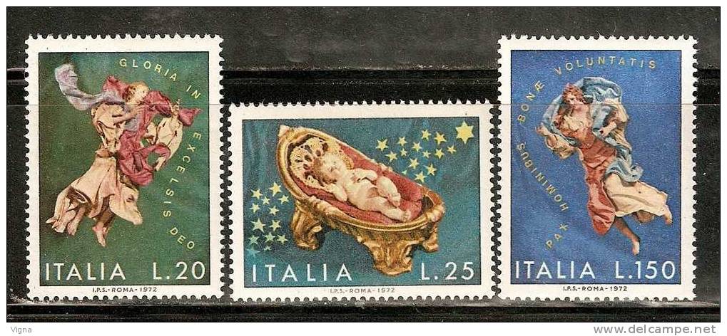 IT242 - ITALIA - Sassone 1189/91 ** - Natale 72 - 1971-80:  Nuovi