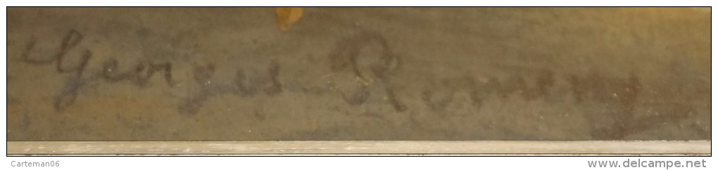Tableau - Pastel - Signé Georges Romeny ? - Décor, Vieille Maison Du Sculpteur Krieger - Format 55 X 38 Cm - Pasteles
