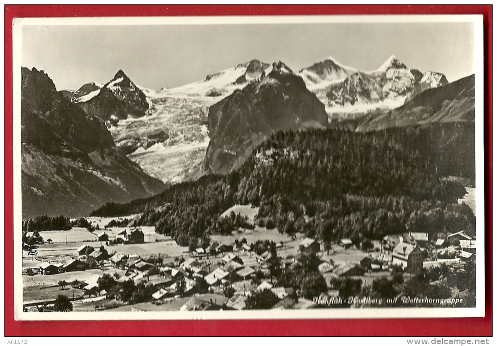 PAM-02  Hohfluh Hasliberg Mit Wetterhorngruppe. Gelaufen In 1937 - Hasliberg